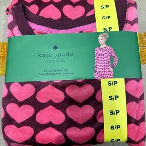 Kate Spade Pink Heart Pajama Set